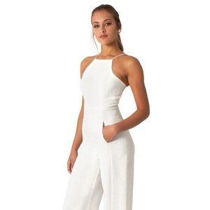 NWT Black Halo Joaquin Jumpsuit - White/Sugar